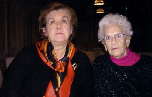 Afmælisfundur KKD 80 ára Anna Johannessen og Valgerður Hjörleifsdóttir
