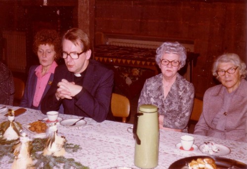 KKD á kirkjulofti 1976 Dagbjört og Þórir Stephensen, Súsanna Brynjólfsdóttir og Elísabet Árnadóttir